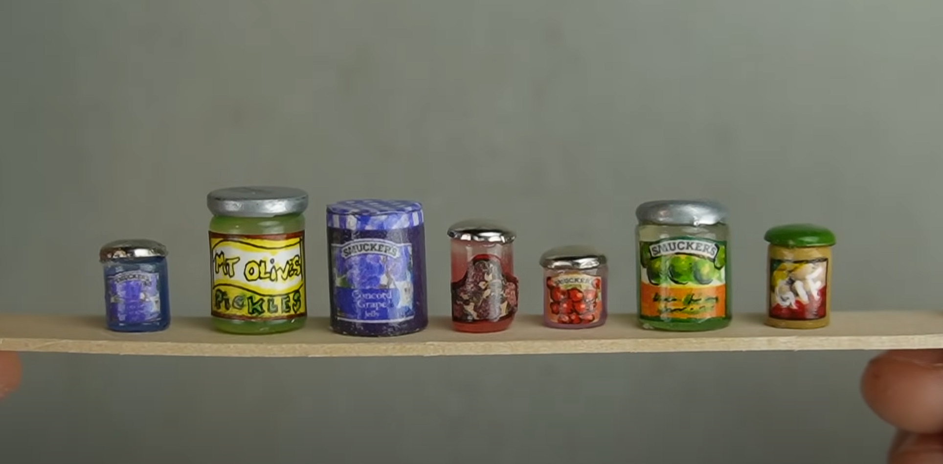 Dollhouse Miniature Jars